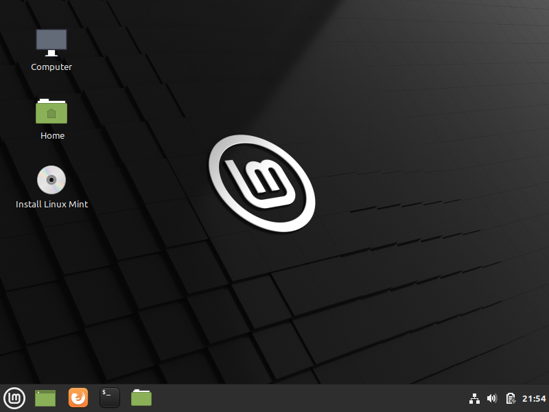 Install linux mint desktop