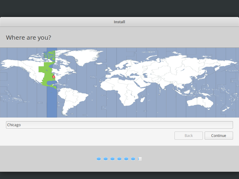 elementary os timezone selection installer