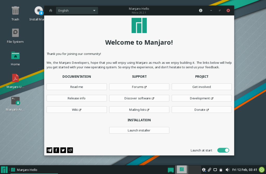 How to install Manjaro XFCE 20.2.1